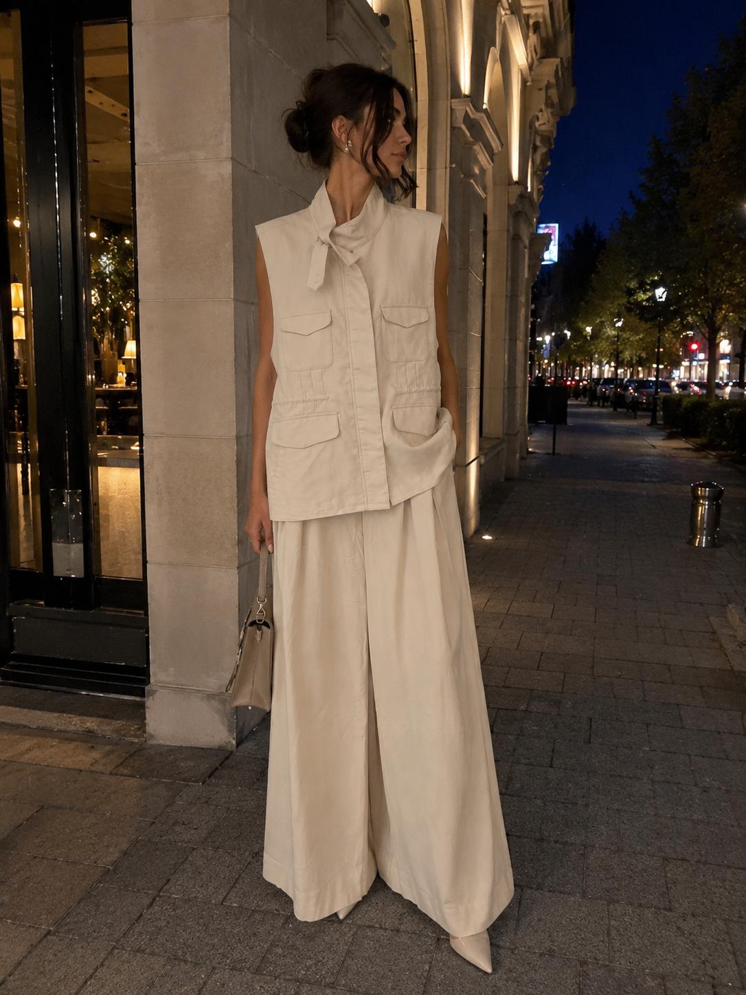 Festlicher Look in Weiß